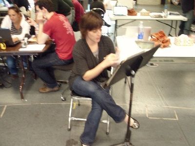 Casey Hussion hard at work Photo