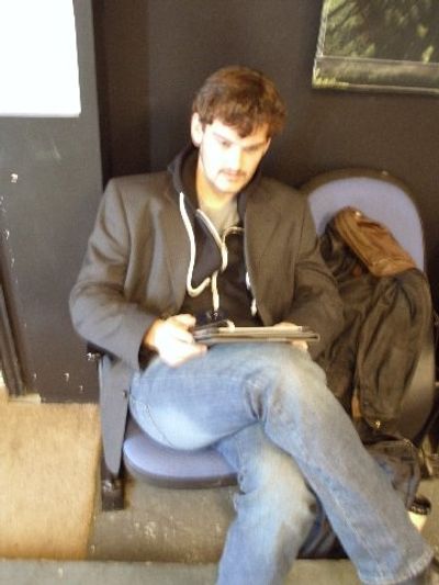 My sidekick in the play, Montgomery Sutton Photo