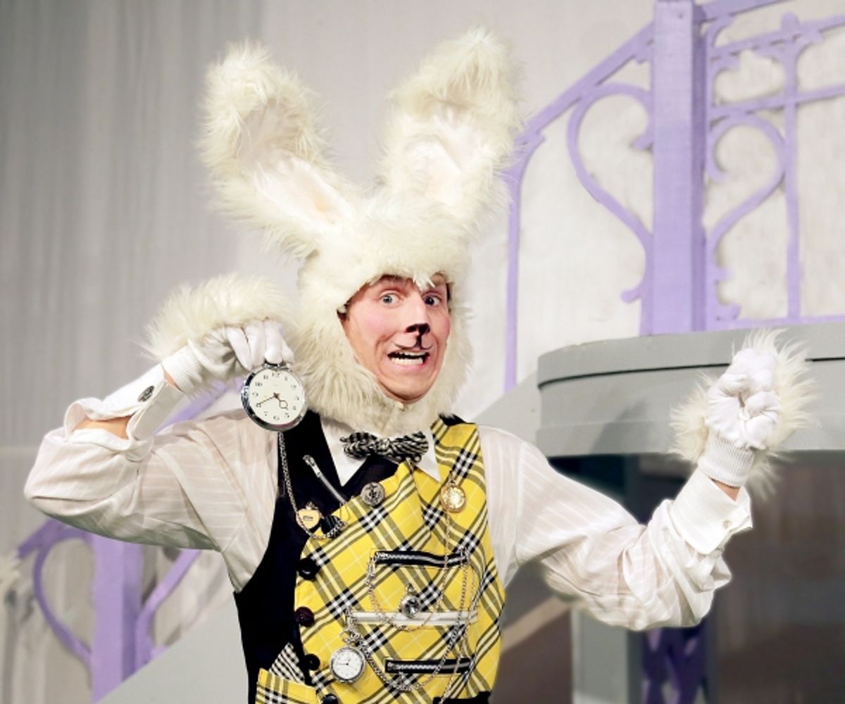 James Kolnik as White Rabbit at 