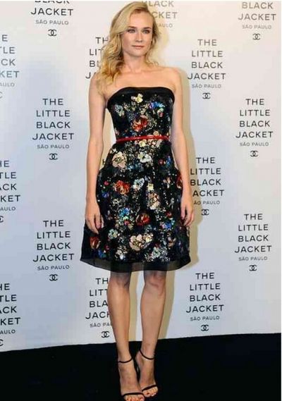 Diane Kruger attending Chanel''s Little Black Jacket event in Brazil Photo