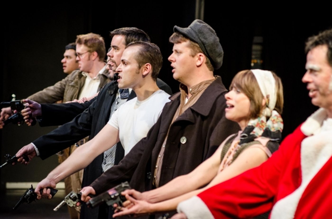 Photo Flash: First Look at Ian Short, Nick Lingnofski and More in ASSASSINS  Image