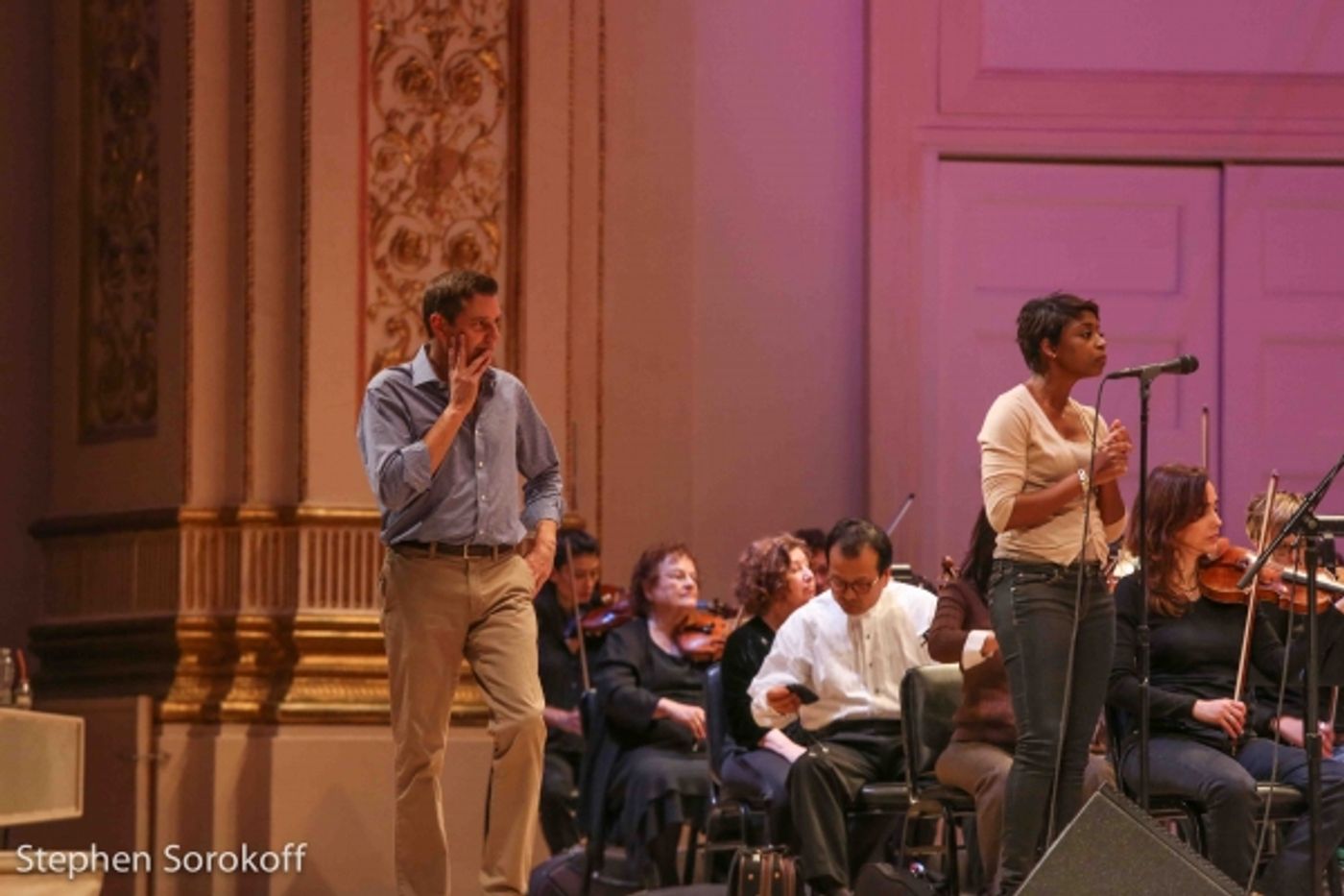 Photo Coverage: In Rehearsal for NY Pops' SING SING SING with Montego Glover  Image