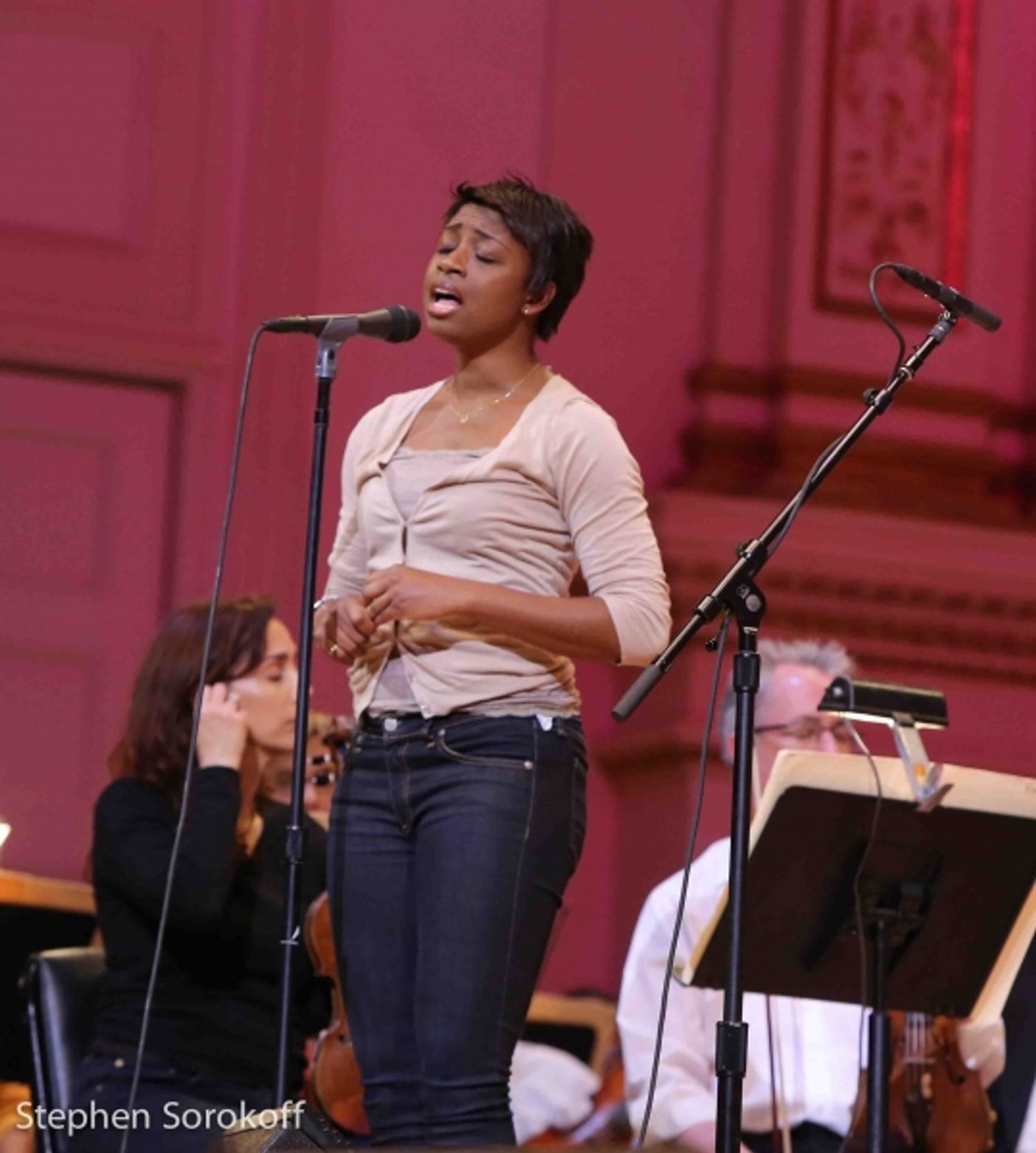 Photo Coverage: In Rehearsal for NY Pops' SING SING SING with Montego Glover  Image