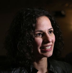 Mandy Gonzalez photographed at the Edison Ballroon in New York City. Photo