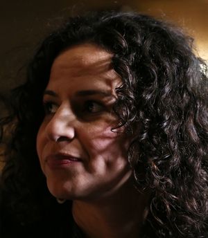 Mandy Gonzalez photographed at the Edison Ballroon in New York City. Photo