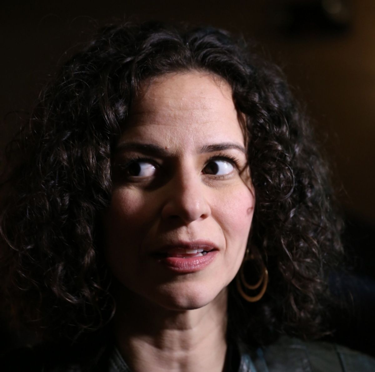 Mandy Gonzalez photographed at the Edison Ballroon in New York City. at 