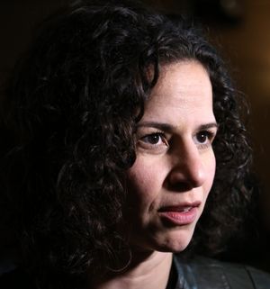 Mandy Gonzalez photographed at the Edison Ballroon in New York City. Photo