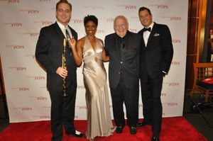 Dave Bennett, Montego Glover, John &quot;Bucky&quot; Pizzarelli and Steven Reineke Photo