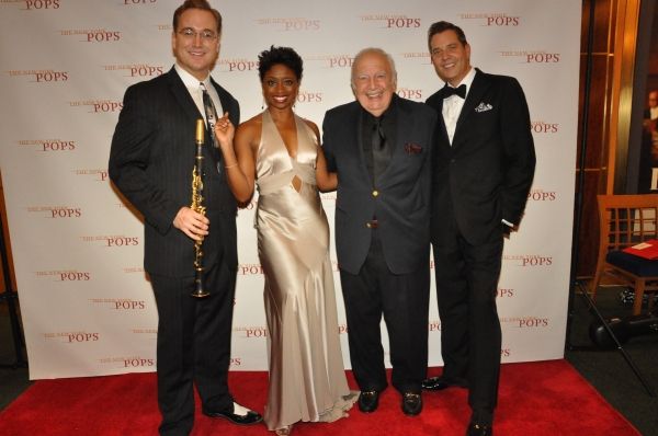 Dave Bennett, Montego Glover, John "Bucky" Pizzarelli and Steven Reineke Photo