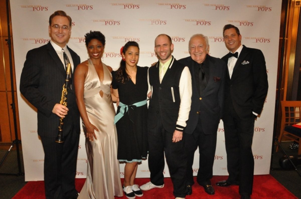 Dave Bennett, Montego Glover, Joeephine Say, Nathan Bugh, Bucky Pizzarella and Steven Reineke at 