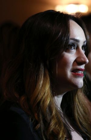 Eden Espinosa photographed at the Edison Ballroom on October 30, 2013 in New York Cit Photo