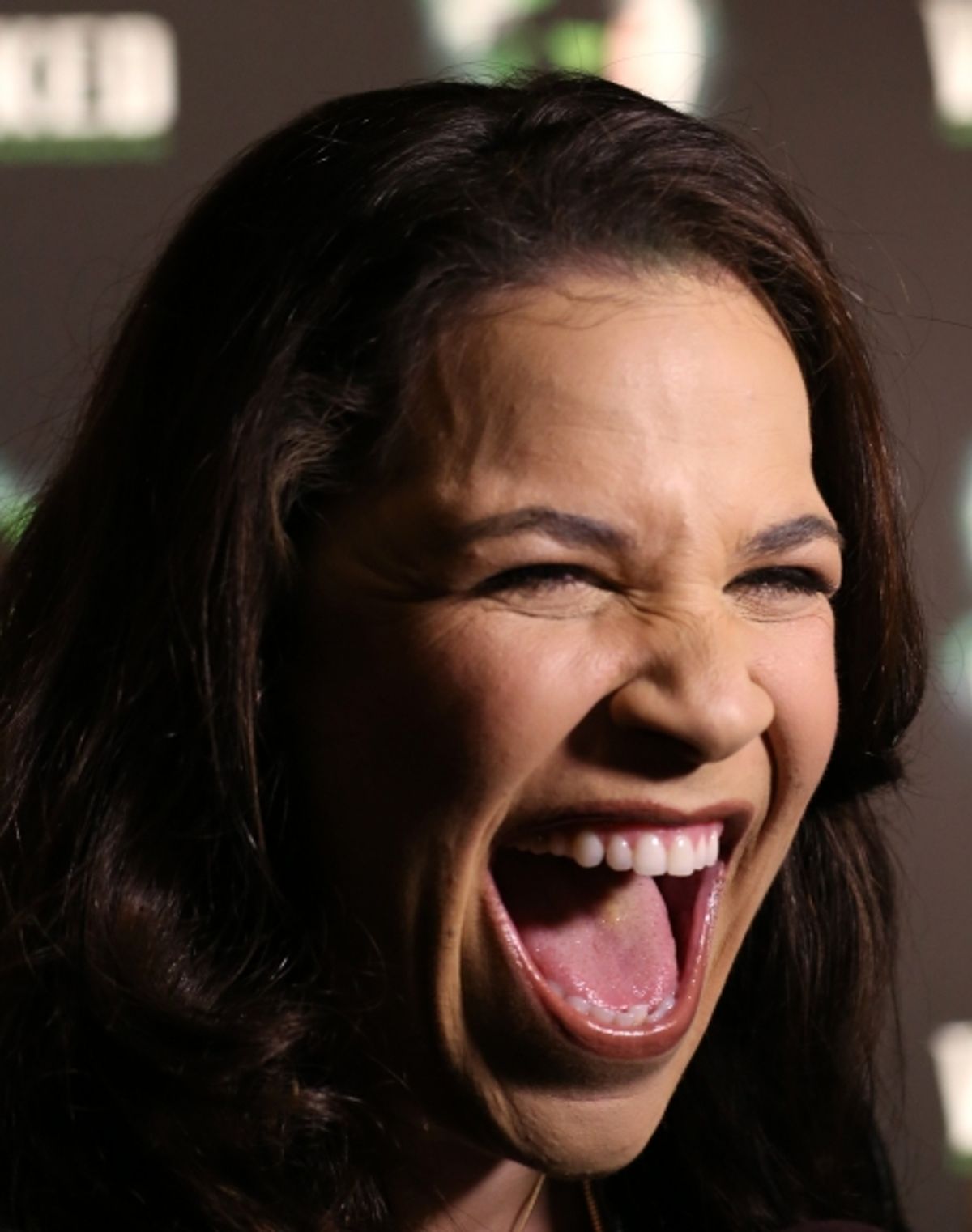 Lindsay Mendez photographed  at the Edison Ballroom on October 30, 2013 in New York City. at 