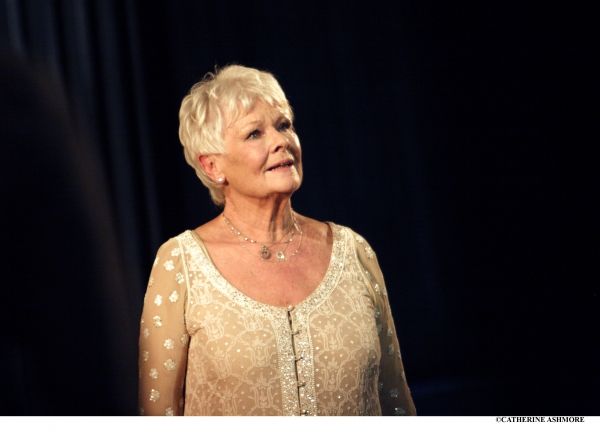 DAME JUDI DENCH giving a speech as Cleopatra in Antony and Cleopatra (which she origi Photo