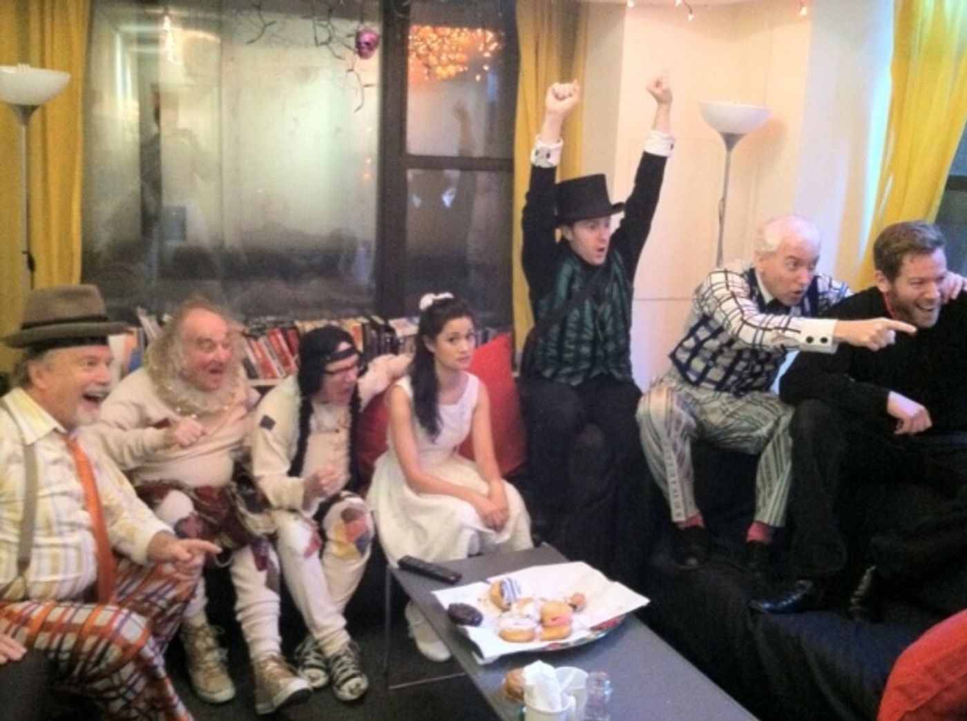 Photo Flash: Saturday Intermission Pics, Nov 2 - WE WILL ROCK YOU Roots For Boston, Game Day at THE FANTASTICKS and More!  Image