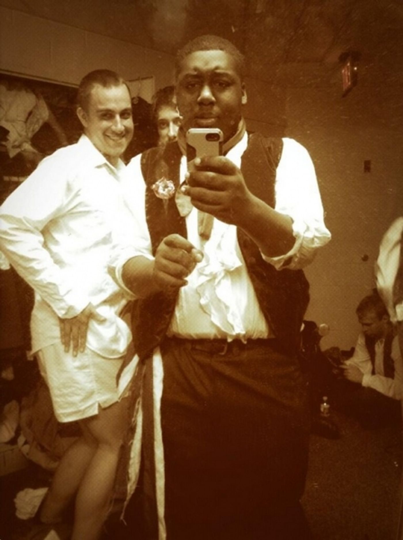 Photo Flash: Saturday Intermission Pics, Nov 2 - WE WILL ROCK YOU Roots For Boston, Game Day at THE FANTASTICKS and More!  Image