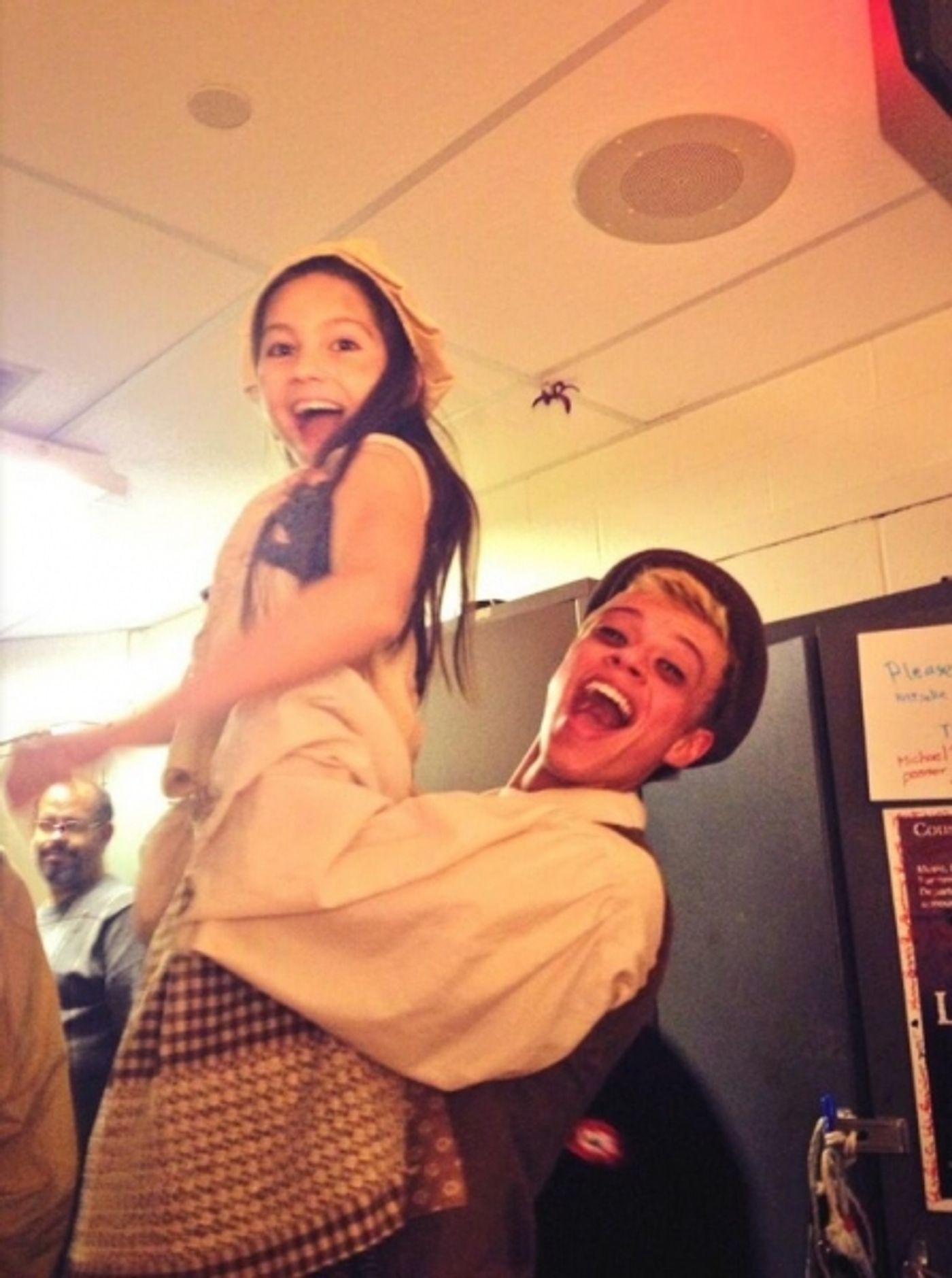 Photo Flash: Saturday Intermission Pics, Nov 2 - WE WILL ROCK YOU Roots For Boston, Game Day at THE FANTASTICKS and More!  Image