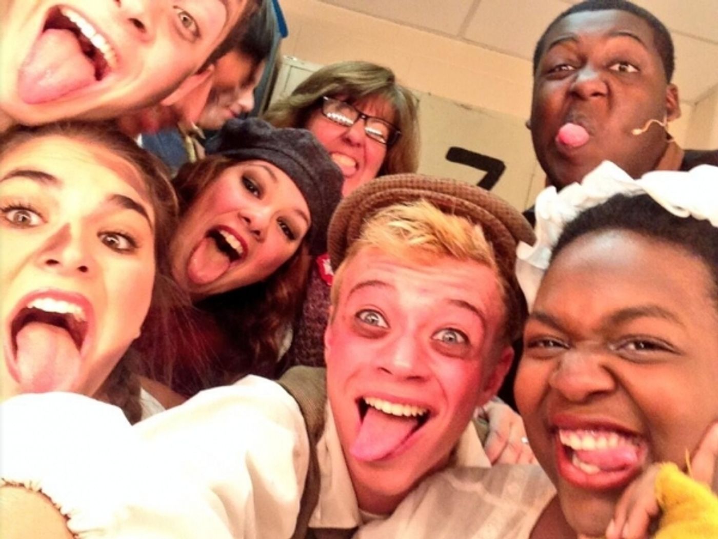 Photo Flash: Saturday Intermission Pics, Nov 2 - WE WILL ROCK YOU Roots For Boston, Game Day at THE FANTASTICKS and More!  Image