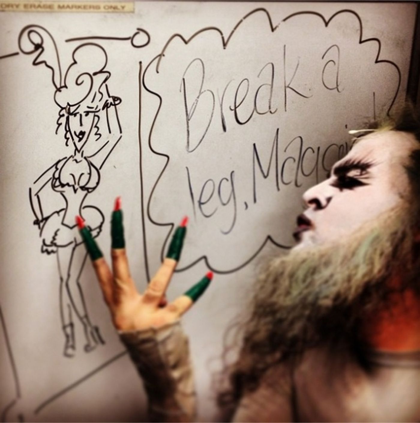 Photo Flash: Saturday Intermission Pics, Nov 2 - WE WILL ROCK YOU Roots For Boston, Game Day at THE FANTASTICKS and More!  Image