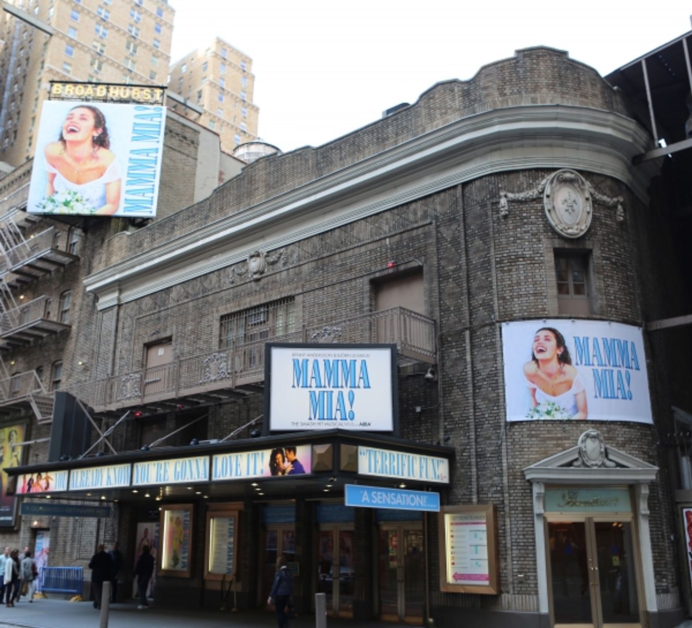 Photo Coverage: On the Marquee - MAMMA MIA! Opens Its Doors at the Broadurst  Image