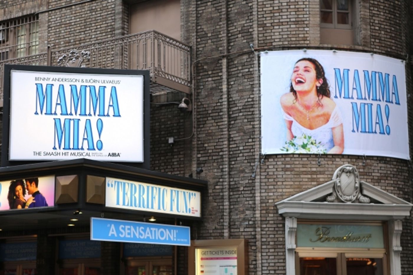 Photo Coverage: On the Marquee - MAMMA MIA! Opens Its Doors at the Broadurst  Image