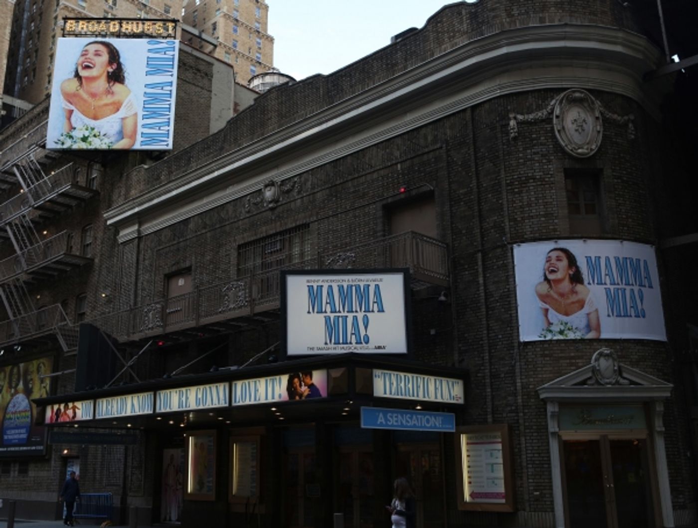 Photo Coverage: On the Marquee - MAMMA MIA! Opens Its Doors at the Broadurst  Image
