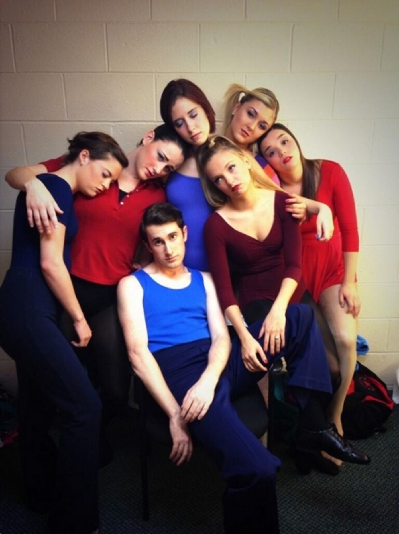 Photo Flash: Saturday Intermission Pics, Nov 2, Part 2 - Ladies of ANNIE Dress as The Orphans for Halloween and More! Image