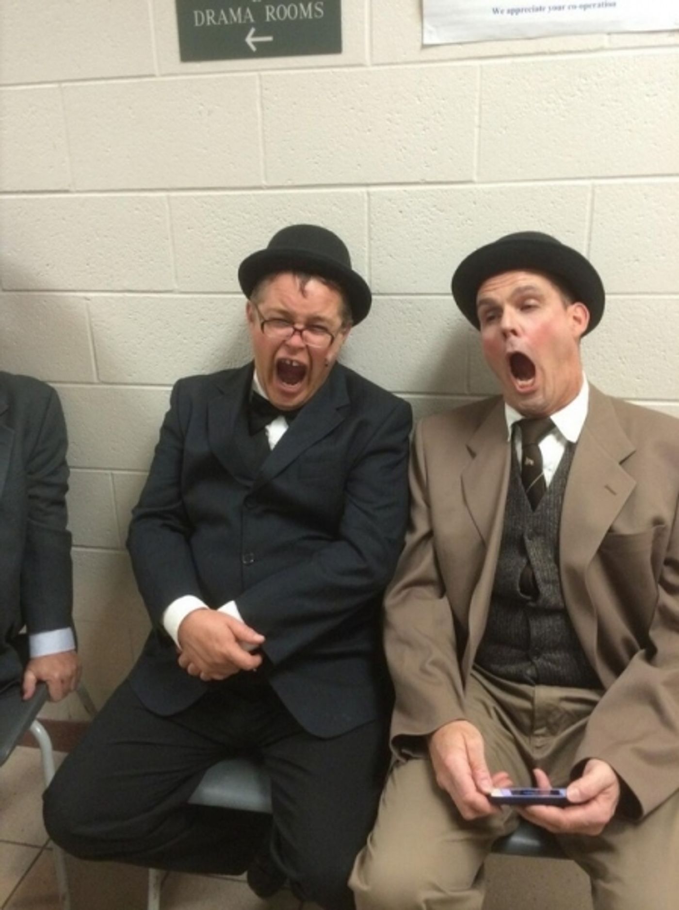 Photo Flash: Saturday Intermission Pics, Nov 2, Part 2 - Ladies of ANNIE Dress as The Orphans for Halloween and More! Image