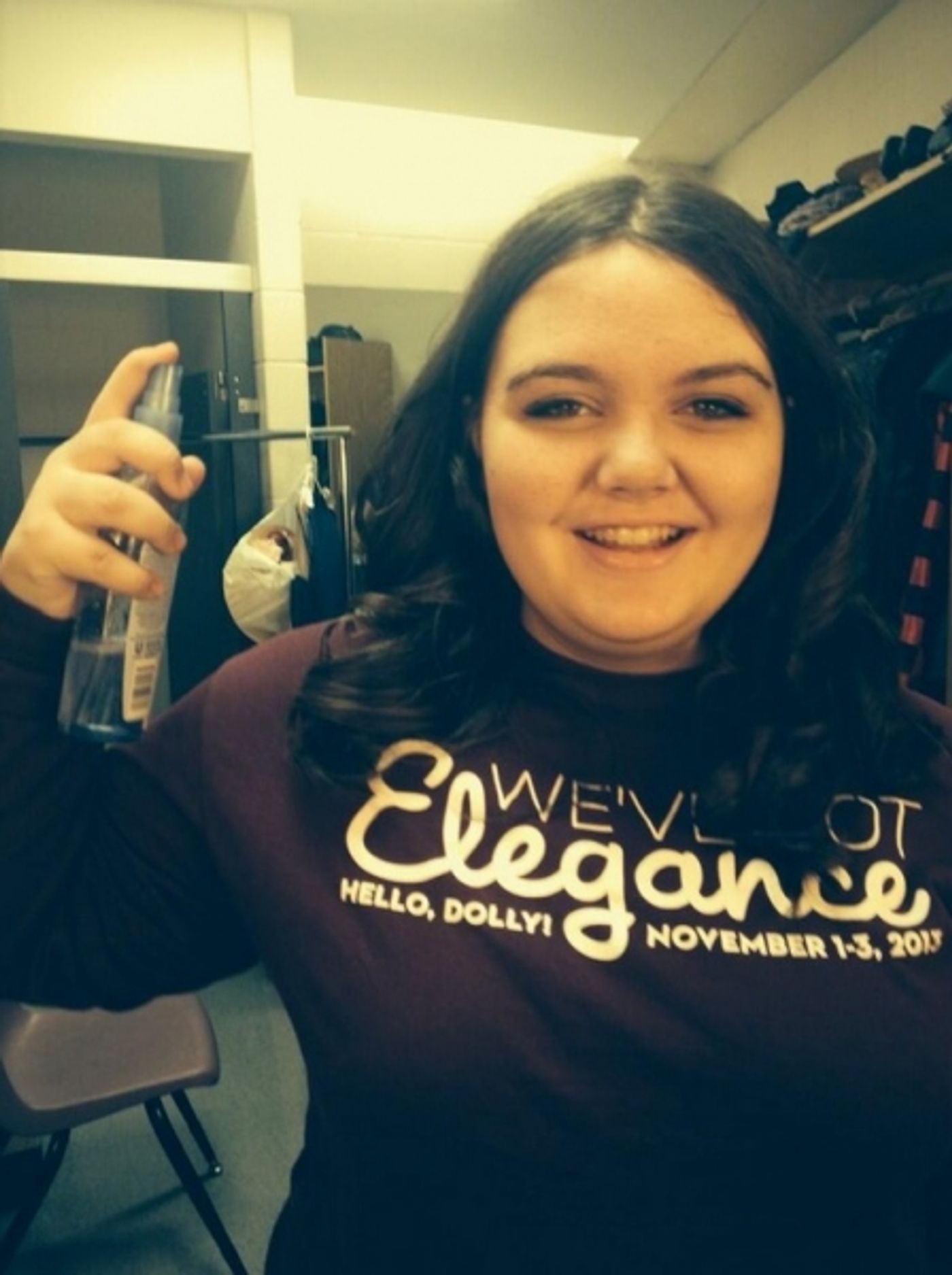 Photo Flash: Saturday Intermission Pics, Nov 2, Part 2 - Ladies of ANNIE Dress as The Orphans for Halloween and More! Image