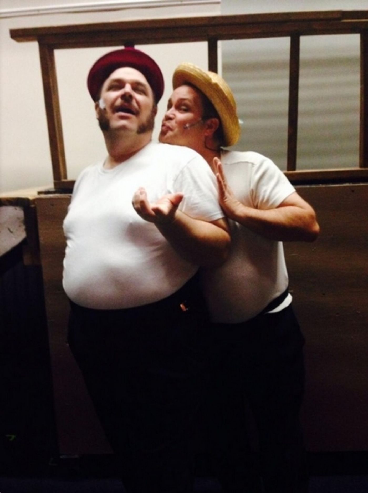 Photo Flash: Saturday Intermission Pics, Nov 2, Part 2 - Ladies of ANNIE Dress as The Orphans for Halloween and More! Image