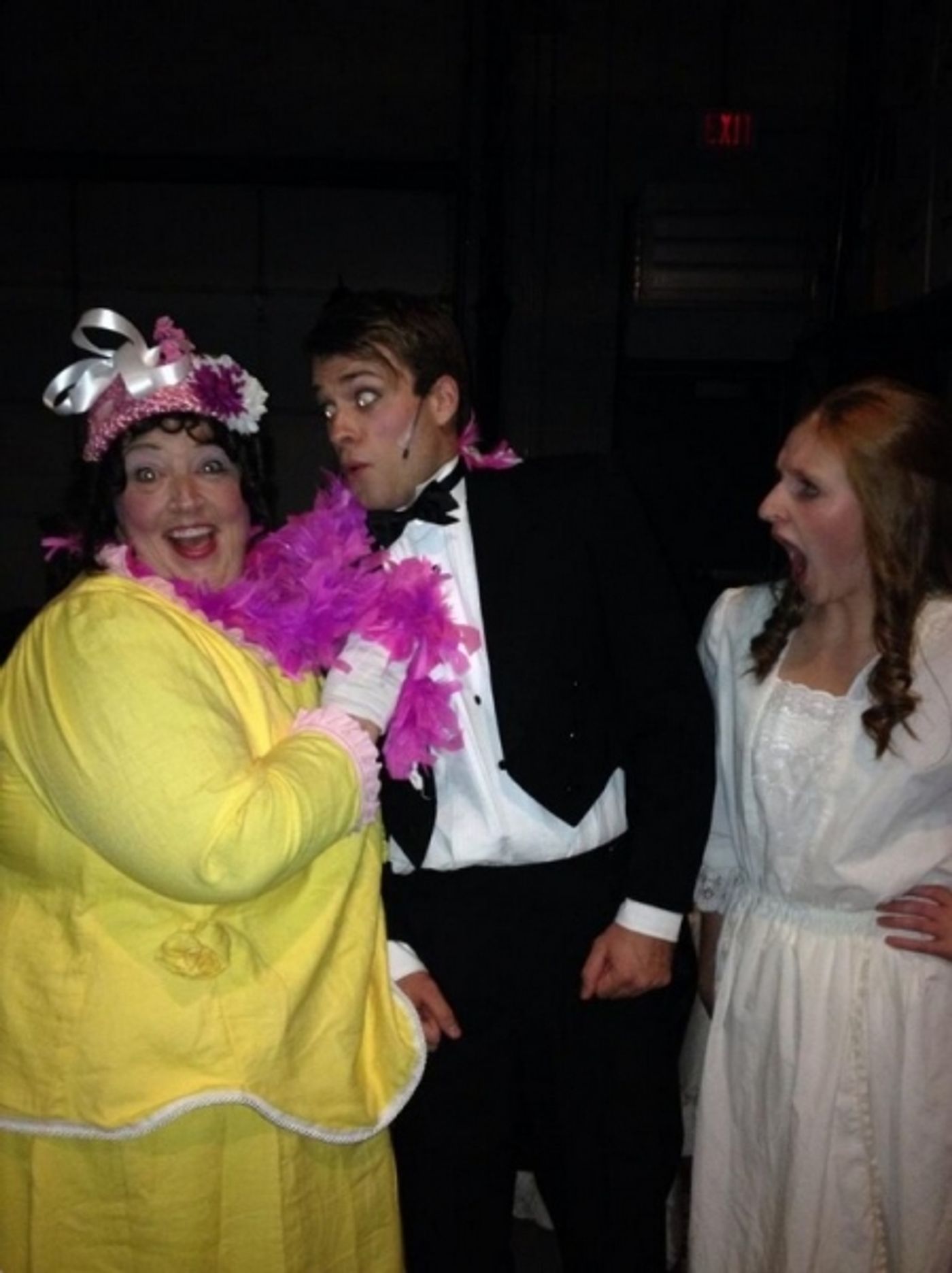 Photo Flash: Saturday Intermission Pics, Nov 2, Part 2 - Ladies of ANNIE Dress as The Orphans for Halloween and More! Image