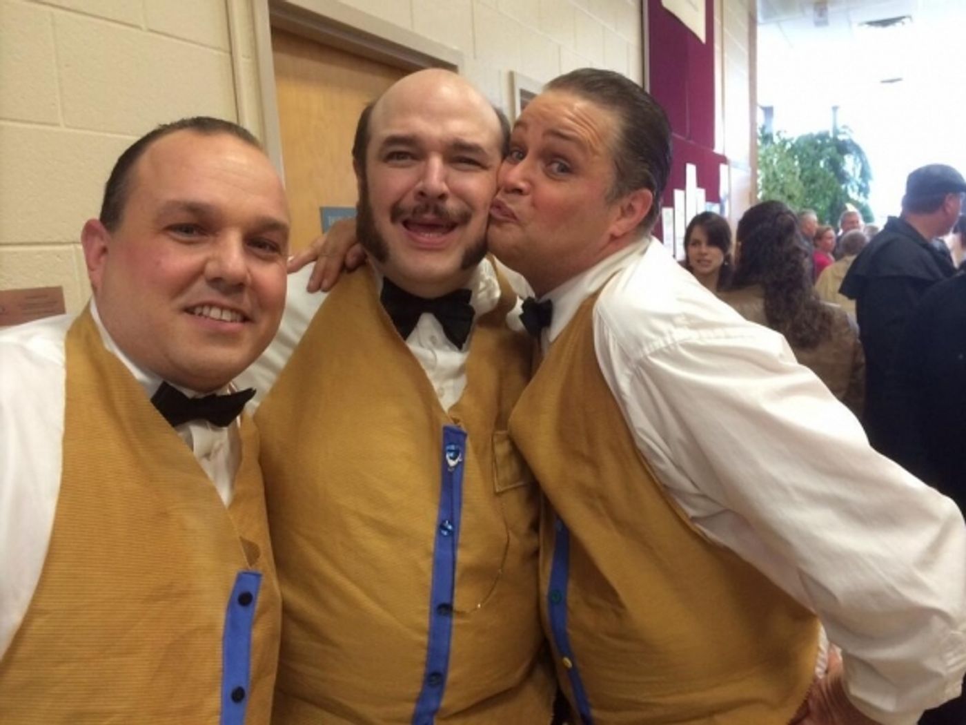 Photo Flash: Saturday Intermission Pics, Nov 2, Part 2 - Ladies of ANNIE Dress as The Orphans for Halloween and More! Image