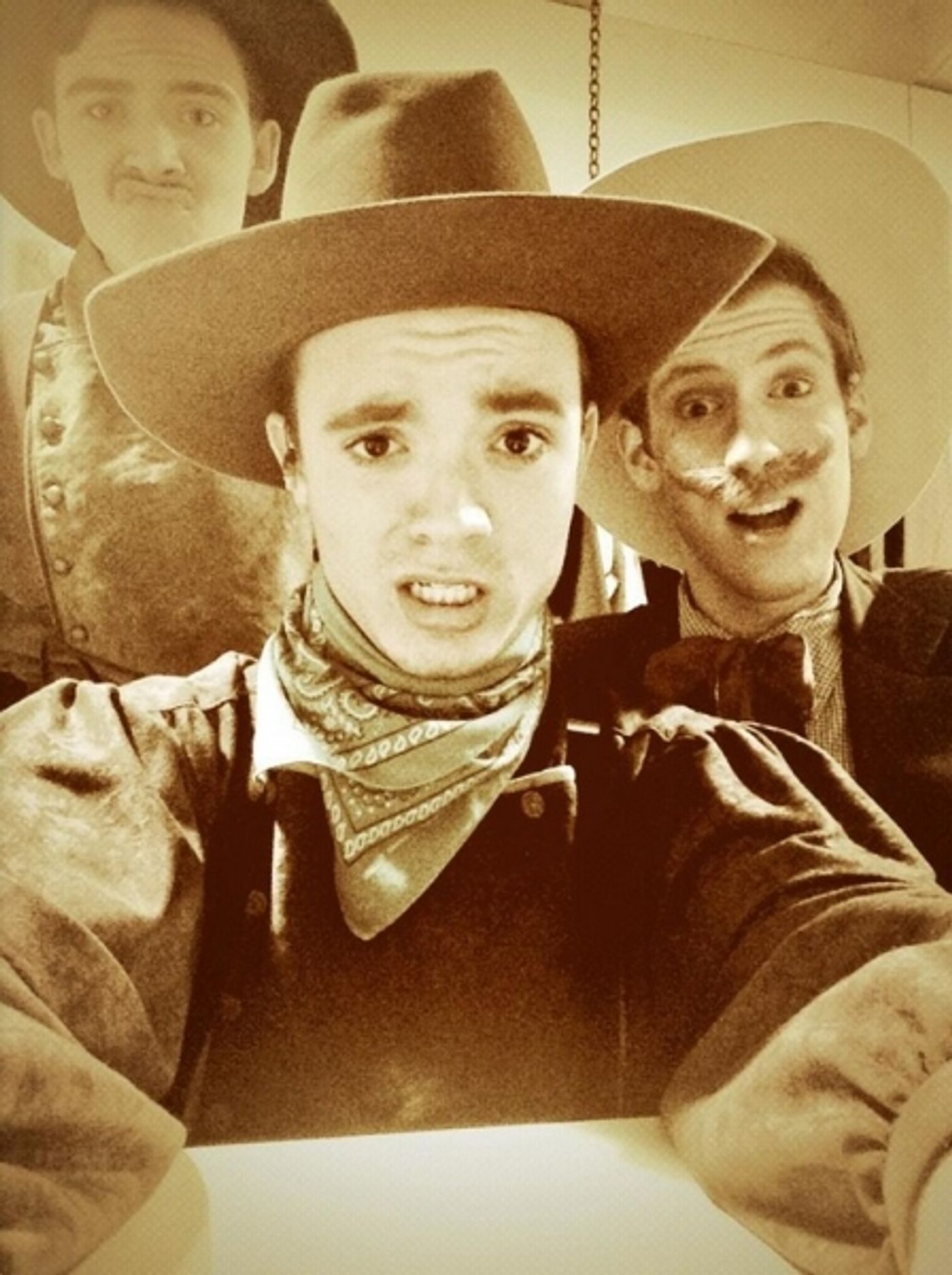 Photo Flash: Saturday Intermission Pics, Nov 2, Part 2 - Ladies of ANNIE Dress as The Orphans for Halloween and More! Image