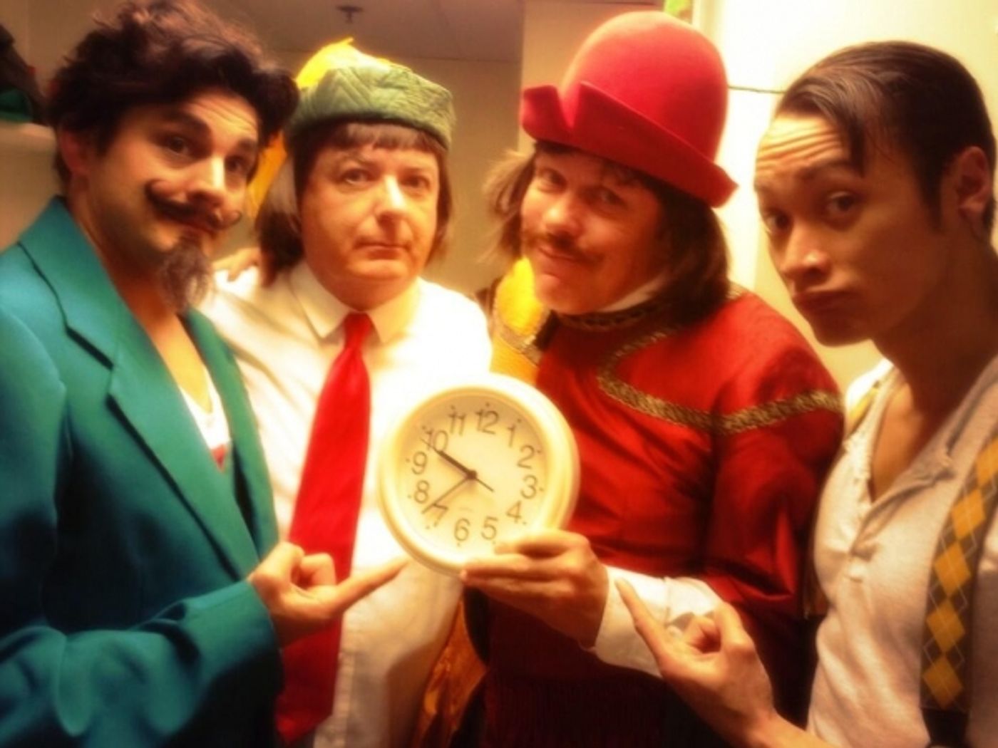 Photo Flash: Saturday Intermission Pics, Nov 2, Part 2 - Ladies of ANNIE Dress as The Orphans for Halloween and More! Image