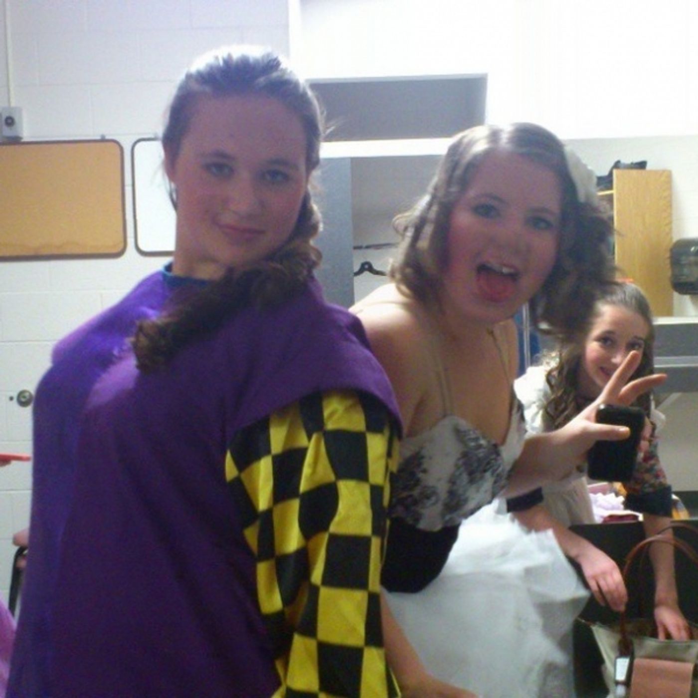 Photo Flash: Saturday Intermission Pics, Nov 2, Part 2 - Ladies of ANNIE Dress as The Orphans for Halloween and More! Image