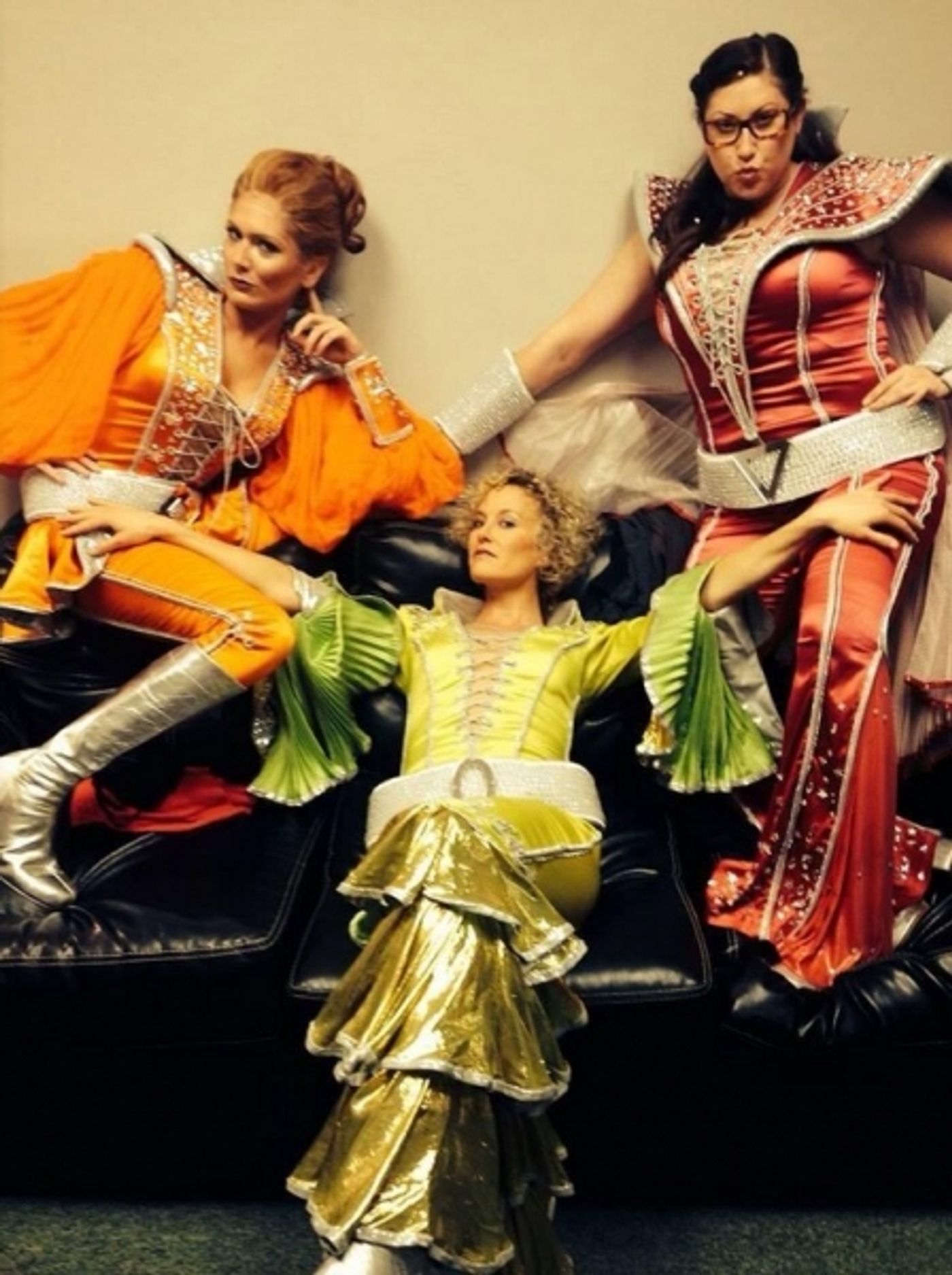 Photo Flash: Saturday Intermission Pics, Nov 2, Part 2 - Ladies of ANNIE Dress as The Orphans for Halloween and More! Image