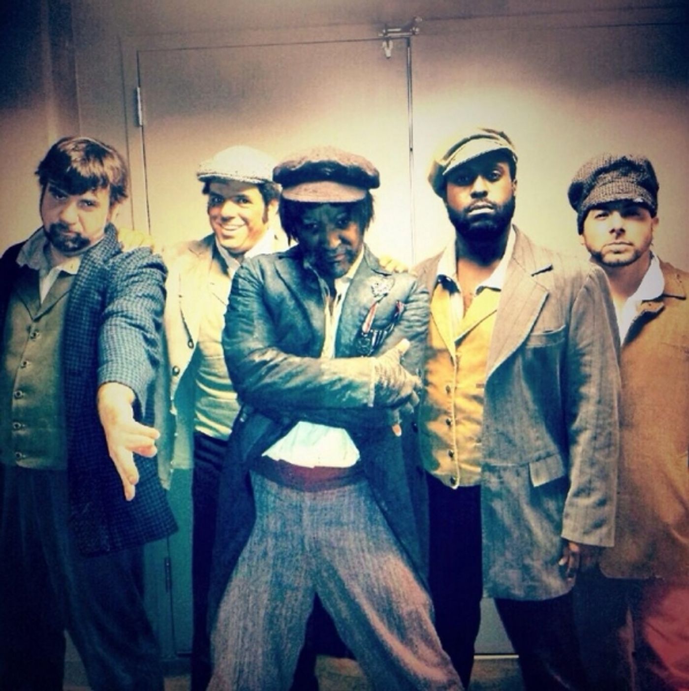 Photo Flash: Saturday Intermission Pics, Nov 2, Part 2 - Ladies of ANNIE Dress as The Orphans for Halloween and More! Image