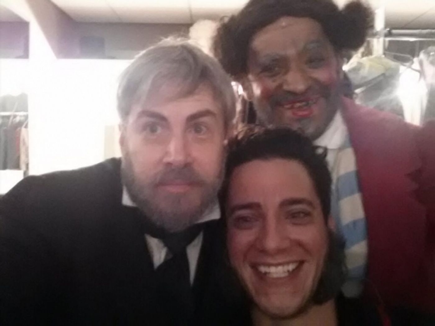 Photo Flash: Saturday Intermission Pics, Nov 2, Part 2 - Ladies of ANNIE Dress as The Orphans for Halloween and More! Image