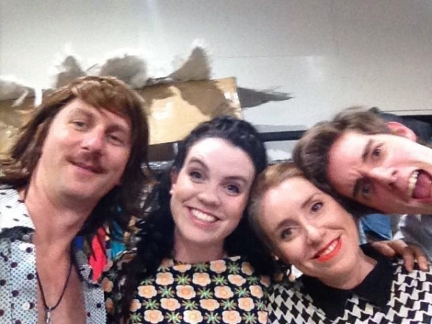 Photo Flash: Saturday Intermission Pics, Nov 2, Part 2 - Ladies of ANNIE Dress as The Orphans for Halloween and More! Image