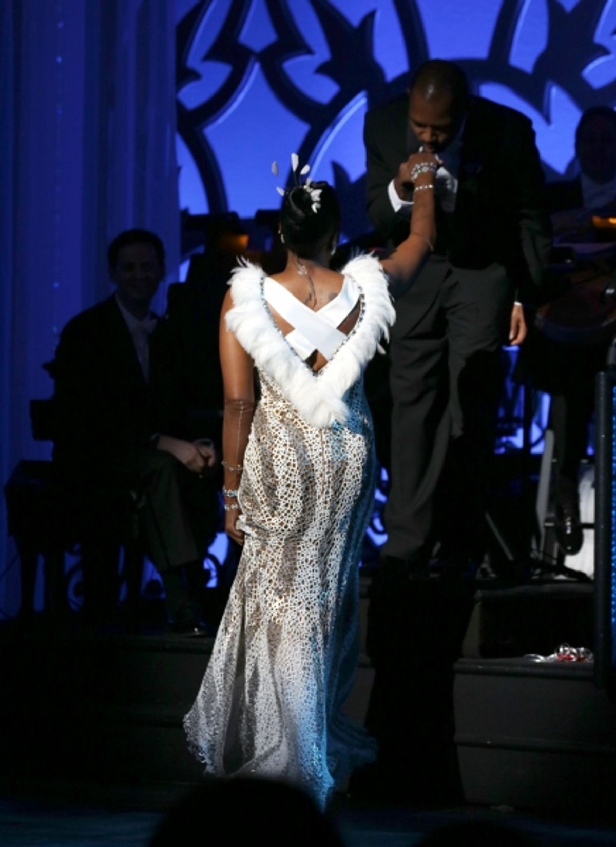 Fantasia Barrino and Daryl Waters at 