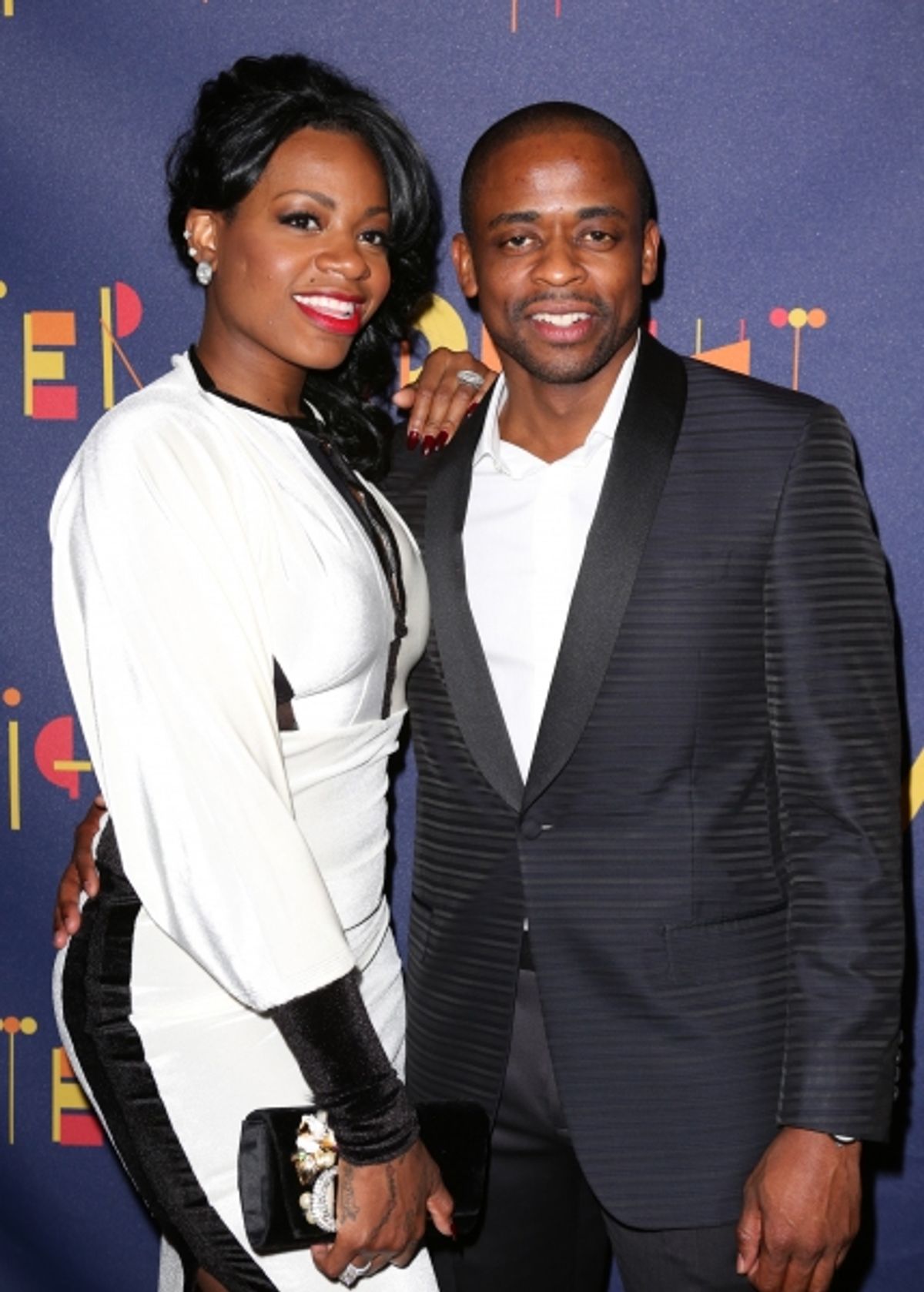 Fantasia Barrino and Dule Hill  at 