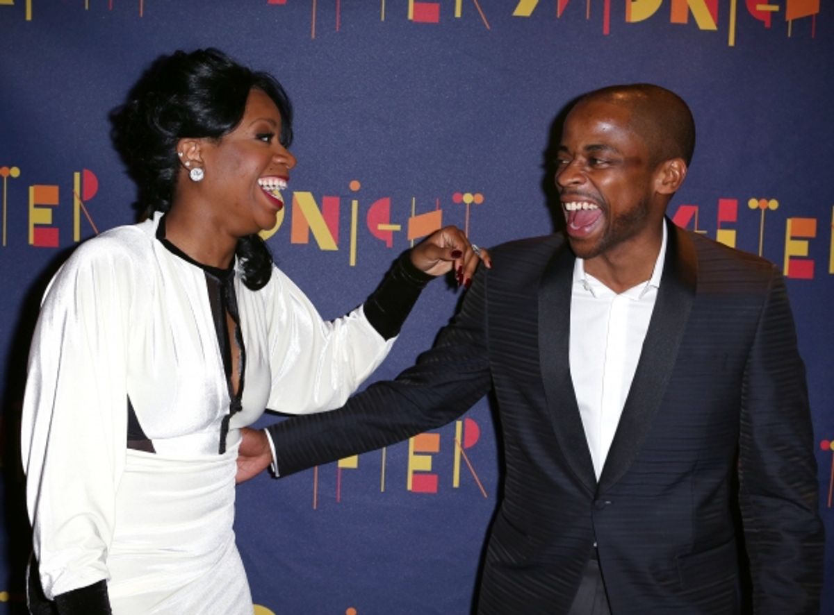 Fantasia Barrino and Dule Hill  at 