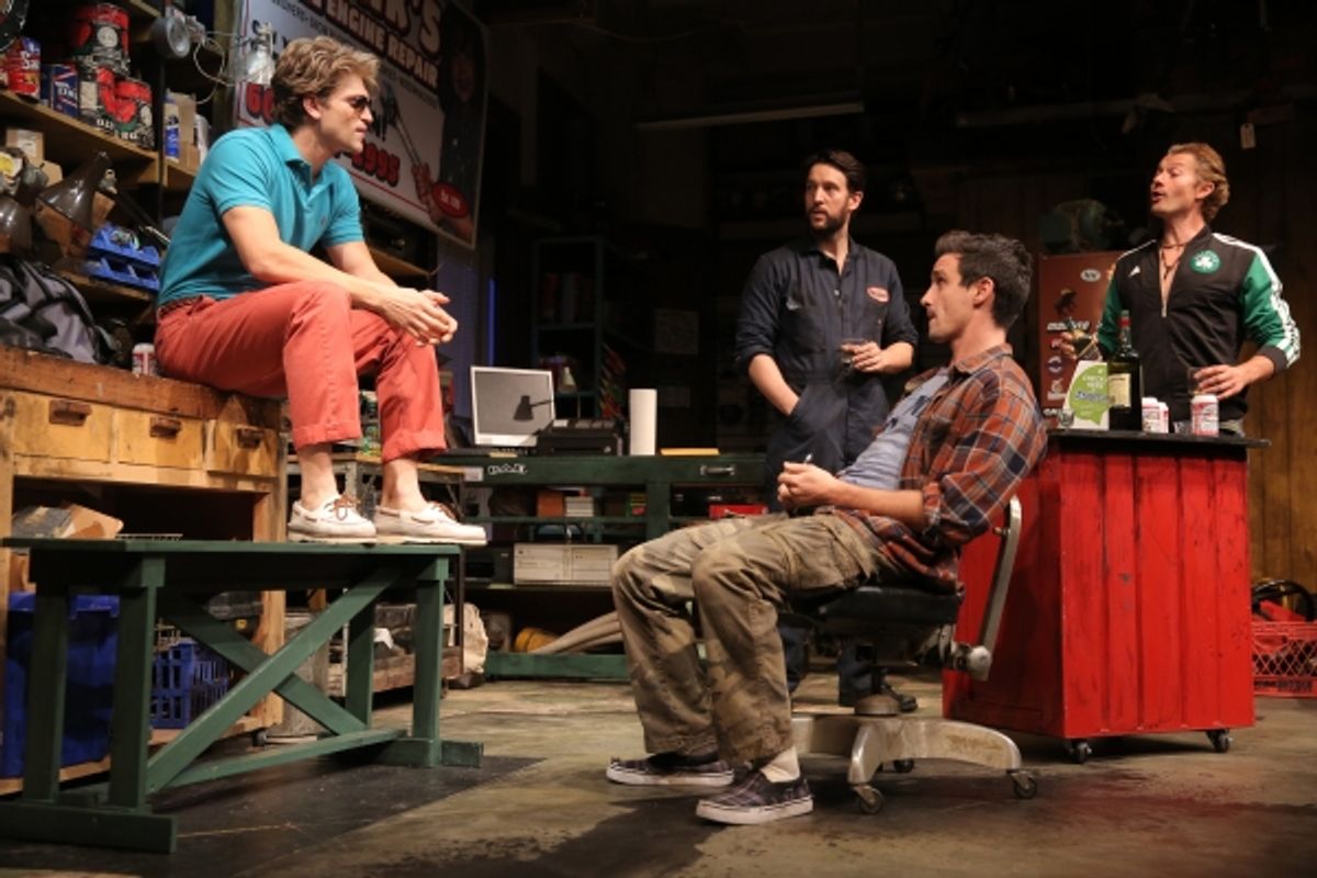 Keegan Allen, James Badge Dale, James Ransone and John Pollono  at 