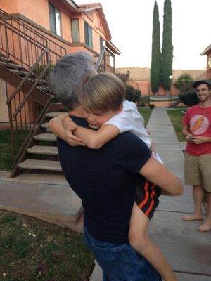 One final goodbye (Grant Westcott and David Engel) Photo