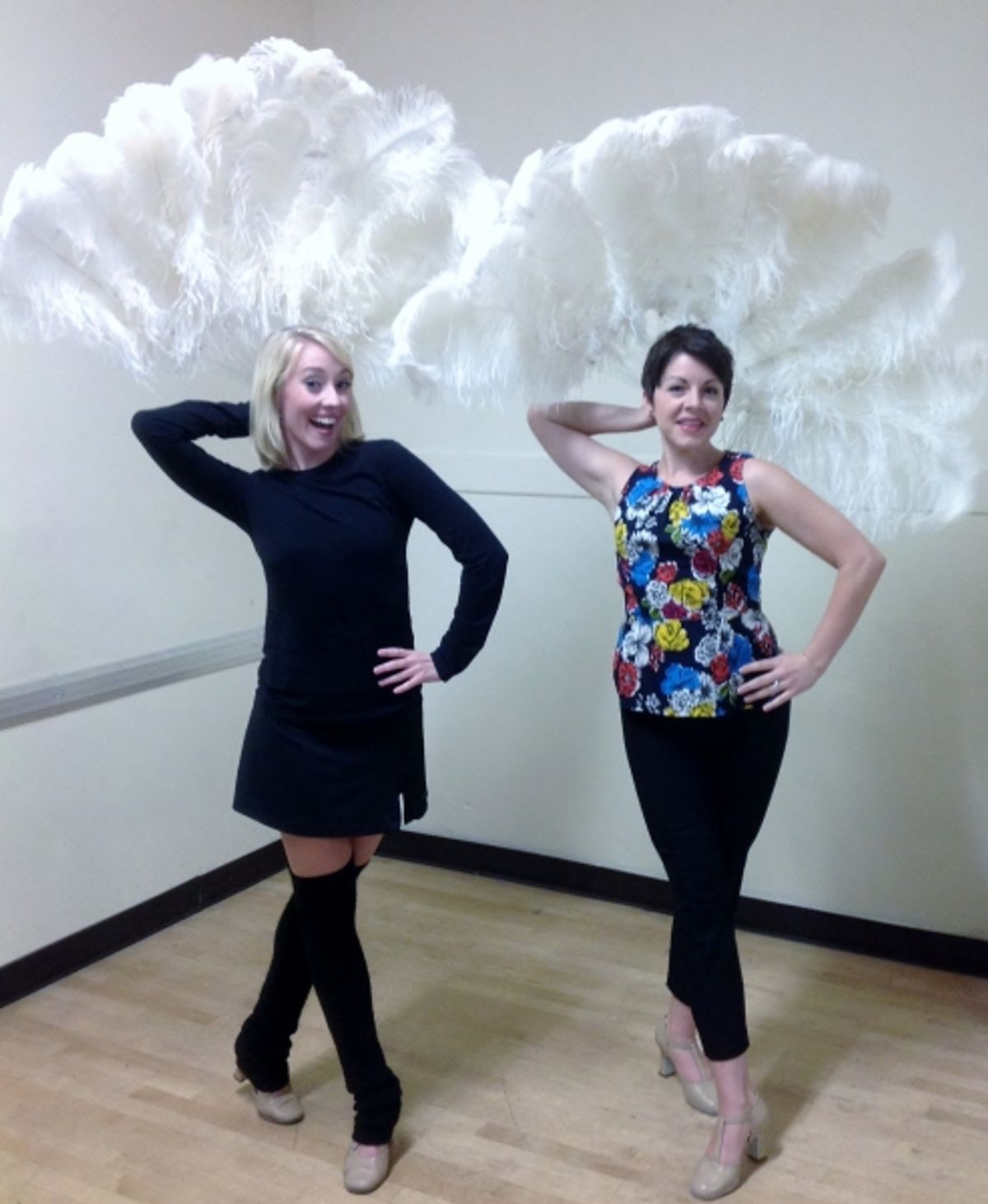 Kelly Sheehan (Judy) & Lindsie VanWinkle (Betty) rehearse ''Sisters''. at 