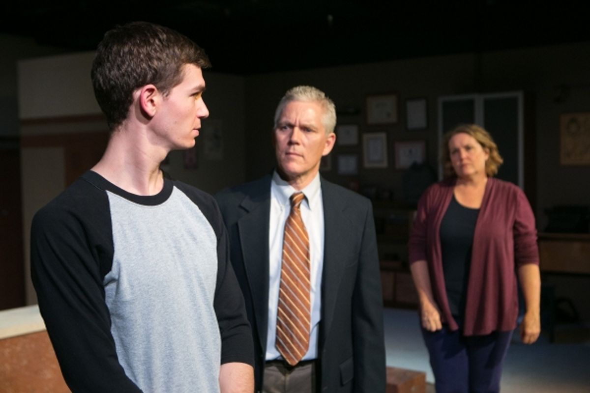 Matthew Hager, Jonathan Leinbach and MaryKate Cunningham at 