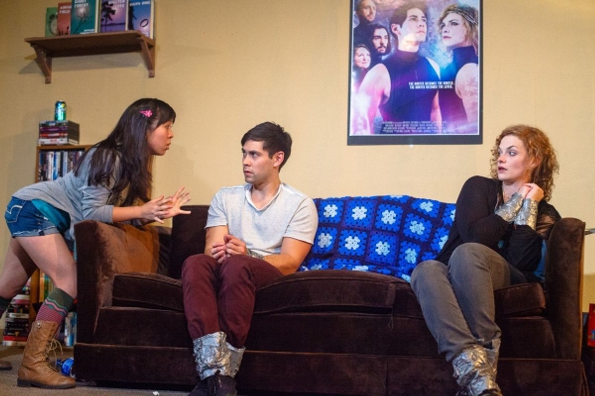 Stephanie Shum, Nick Delehanty and Mary Williamson at 