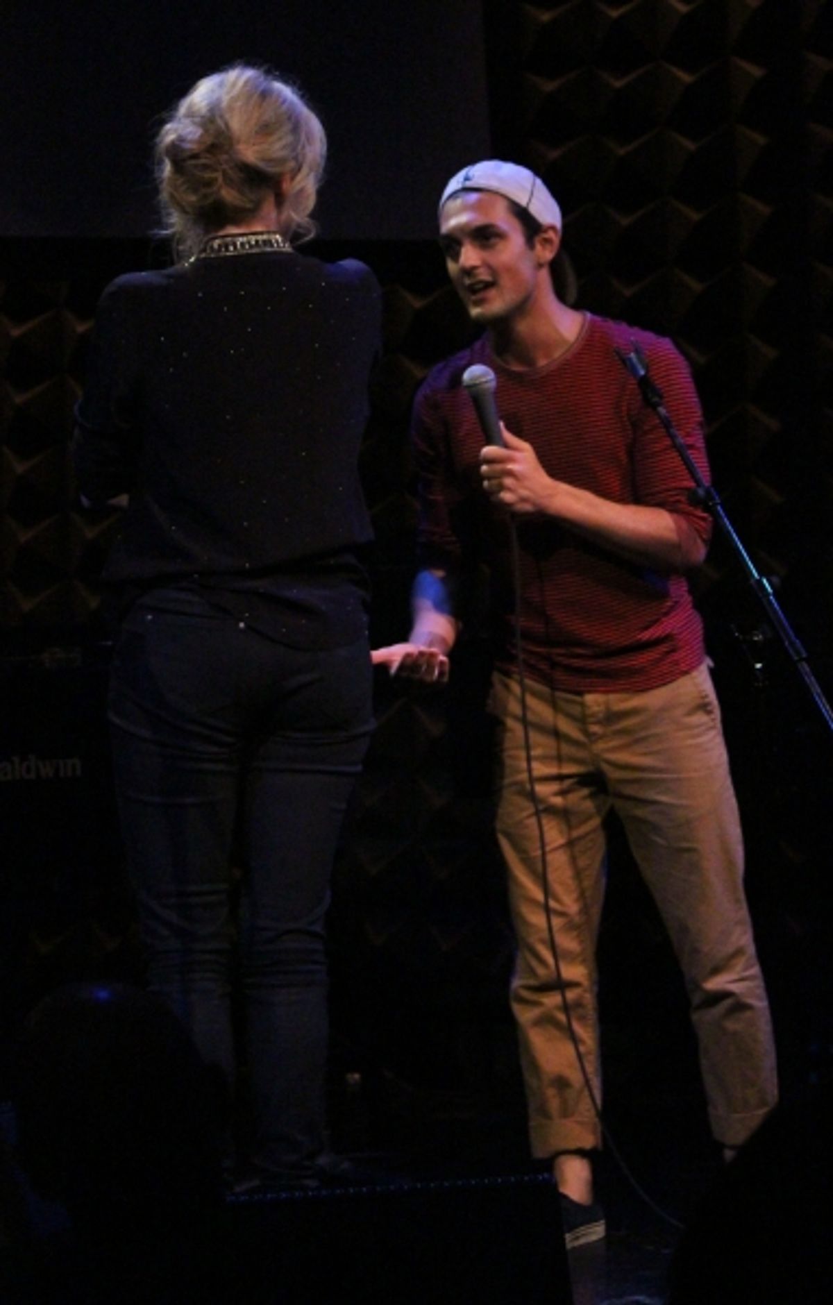 Betsy Wolfe and Wesley Taylor at 