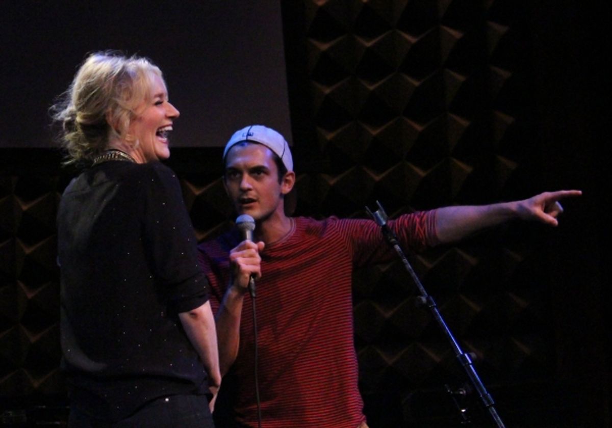 Betsy Wolfe and Wesley Taylor at 