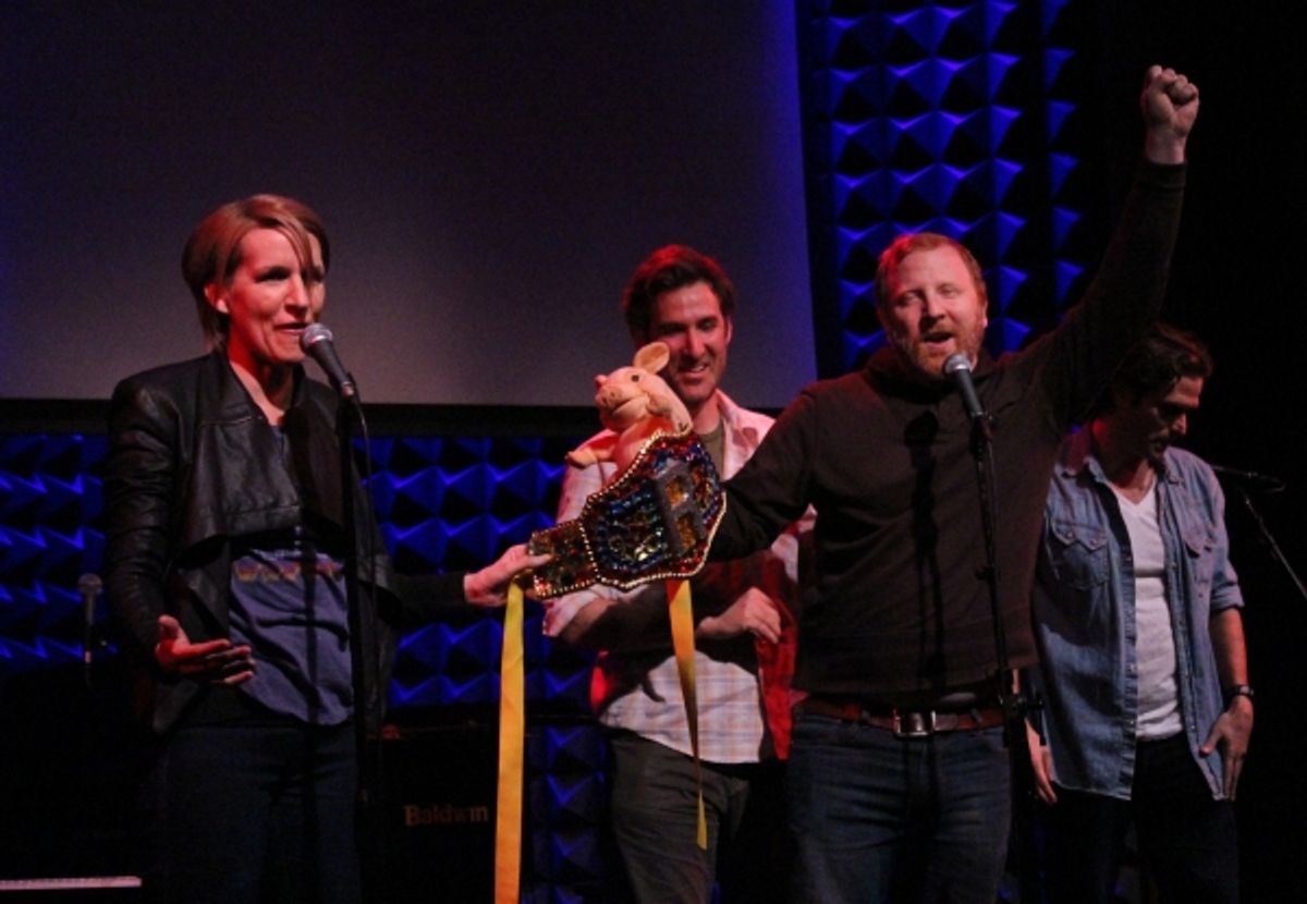 Susan Blackwell and Hunter Bell at 