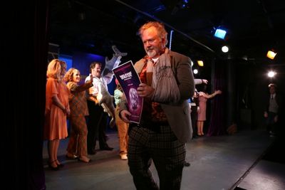 Tom Riis Farrell and cast  Photo